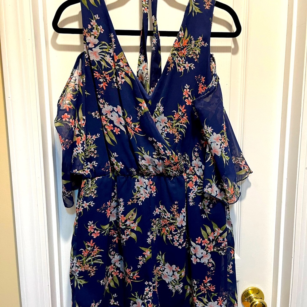 Floral Short Romper